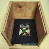 Prototipo Ciaoscanner: cassa in legno con Raspberry Pi e fotocamera